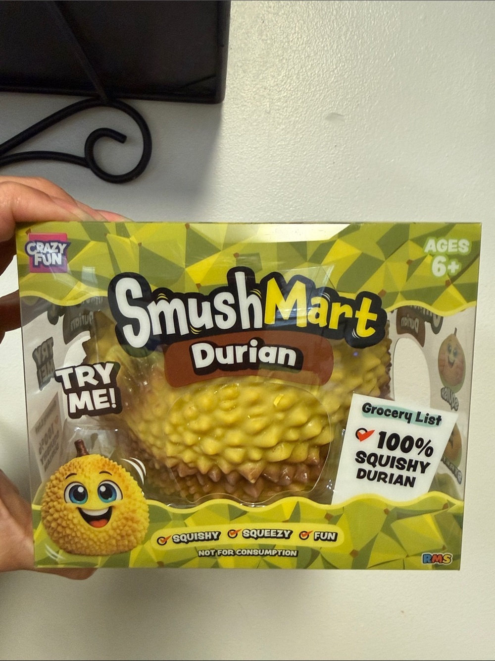 Durian Squishy Toy - Yellow
